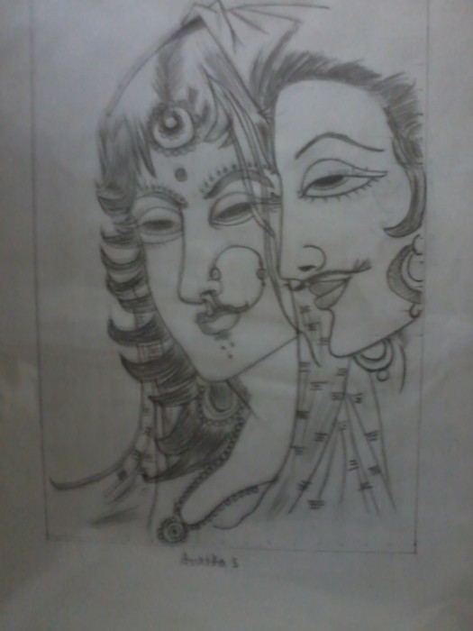 Pencil Sketch By Ankita Shrivastava - DesiPainters.com