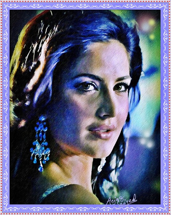 Digital Painting Of Actress Katrina Kaif