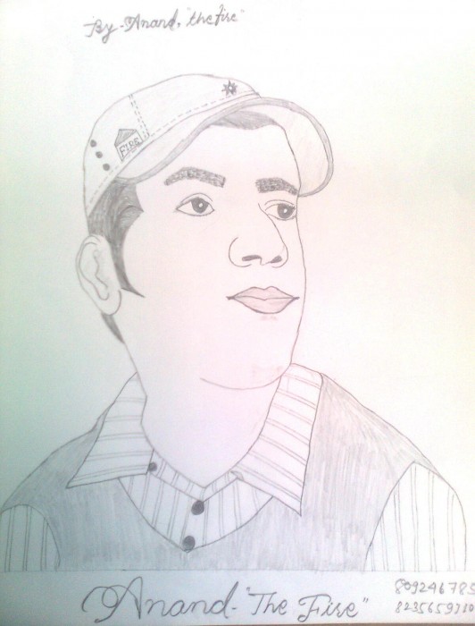 Pencil Sketch Of A Boy - DesiPainters.com