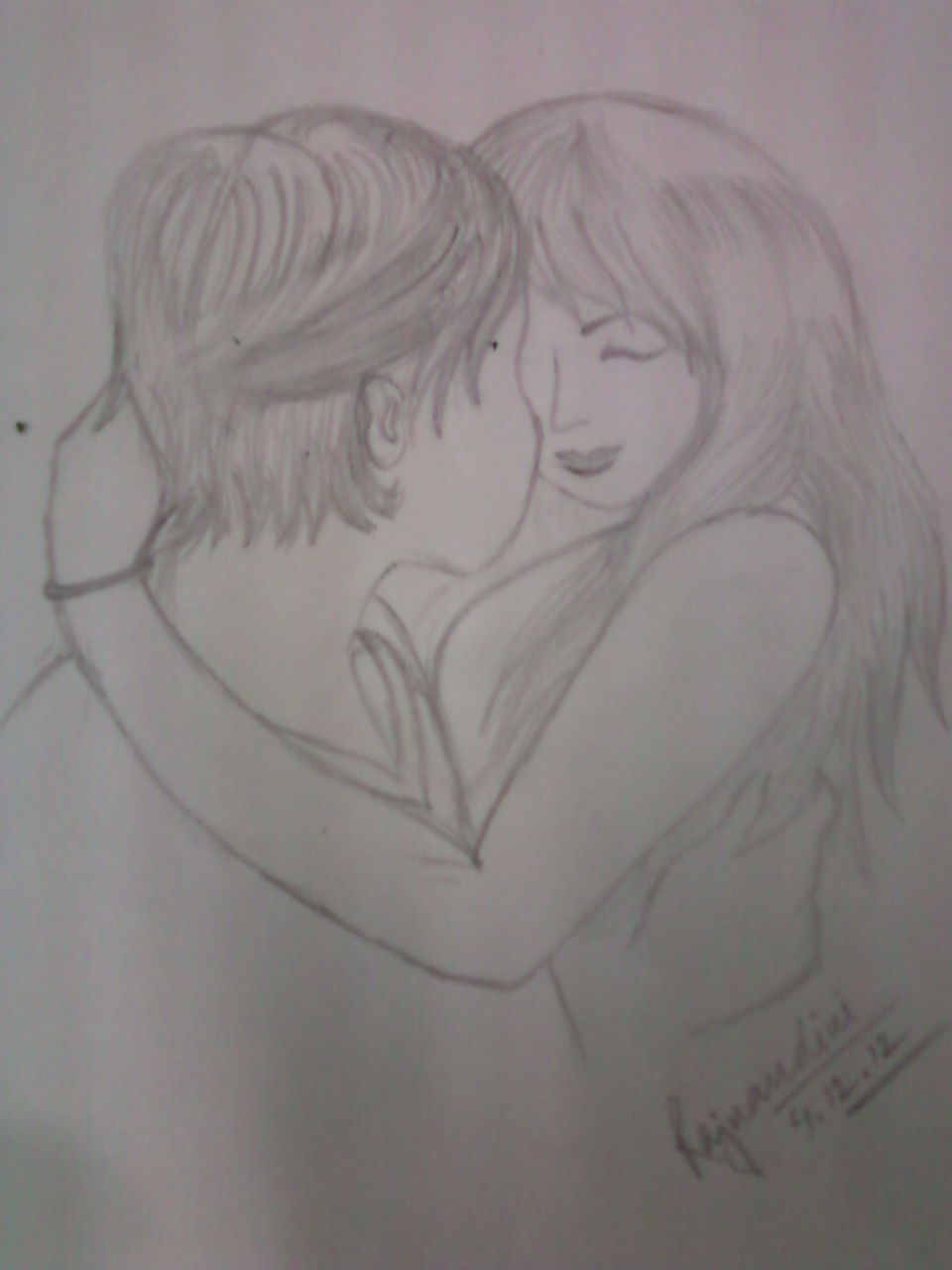 Draw a Valentine Couple || Pencil sketch || Plz Rate It? : r/Pencildrawing