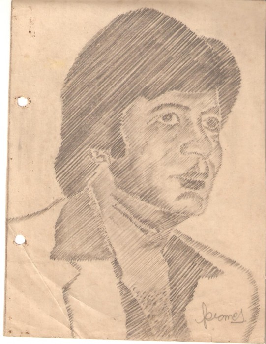 Sketch Of Actor Amitabh Bachchan - DesiPainters.com