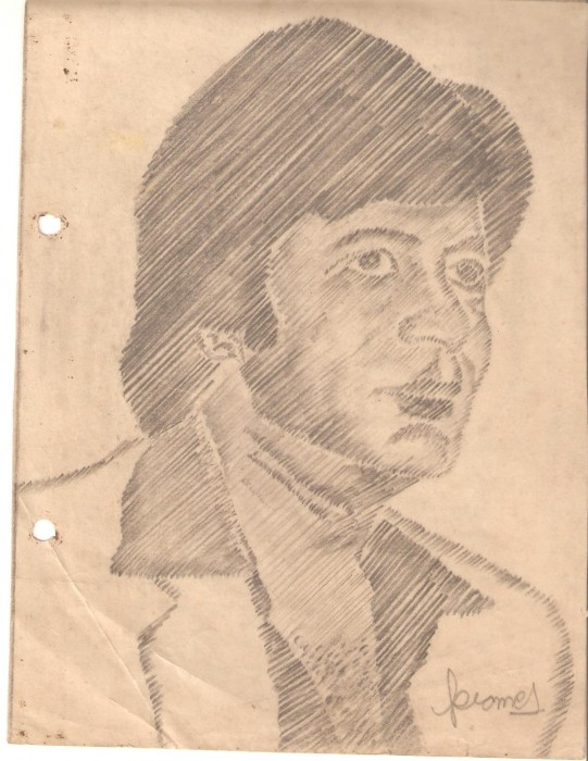 Sketch Of Actor Amitabh Bachchan