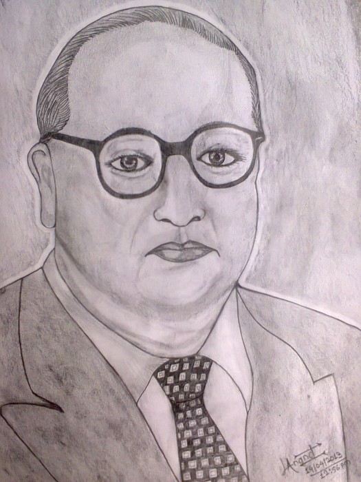 Premium Photo | An AI painting of Dr Babasaheb Ambedkar