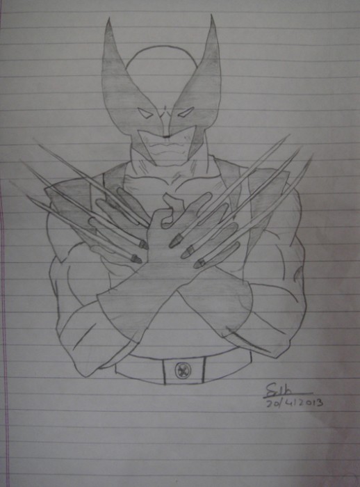 Pencil Sketch Of X-Men