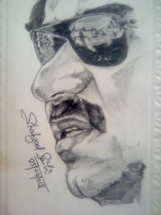 Pencil Sketch By Shahzad Saifi - DesiPainters.com