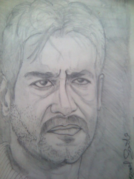 Pencil Sketch Of Ajay Devgan