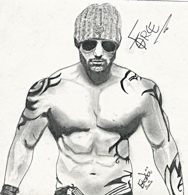 Pencil Sketch Of Actor John Abraham - DesiPainters.com