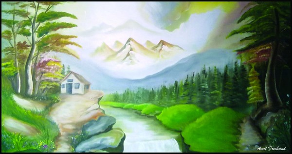 Natural Oil Painting Made By Amit