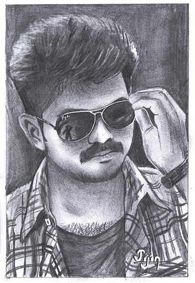 My Passion Of Drawing - My new pencil drawing malayalam film Actor dk |  Facebook