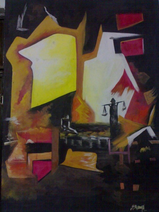 Abstract Painting By Sumit Maurya - DesiPainters.com