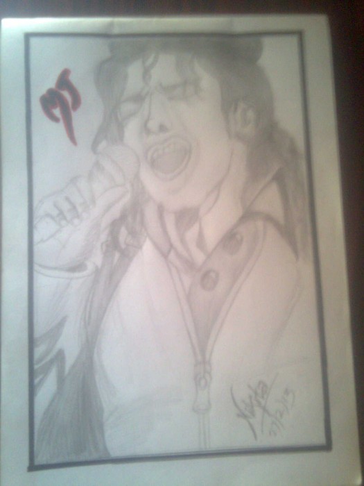 Pencil Sketch Of Michael Jackson