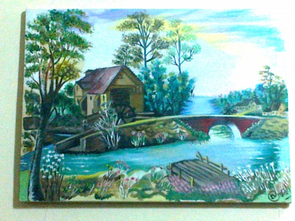 Painting Of A Scenery By Amrah