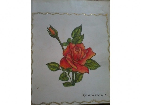 Rose Painting - DesiPainters.com