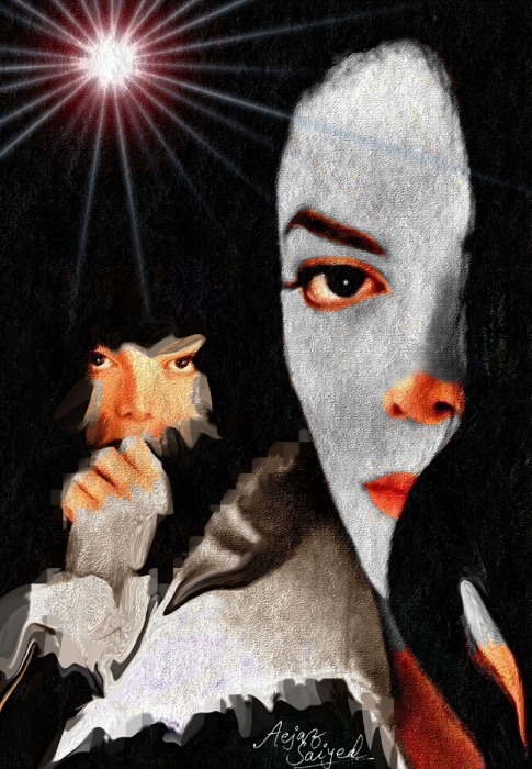 Michael Jackson Digital Painting - DesiPainters.com