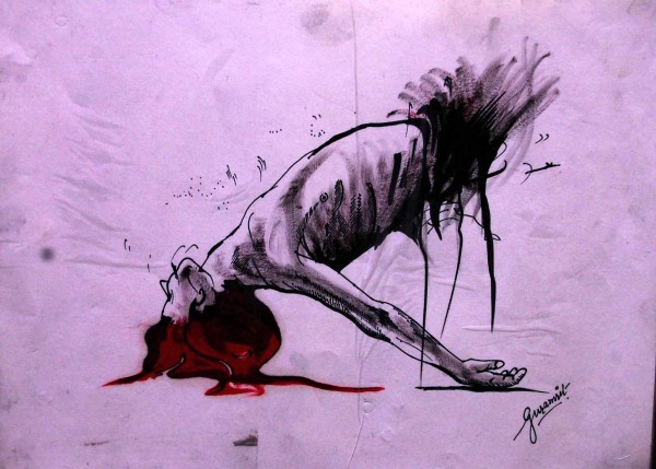 Suicide – Pastel Painting - DesiPainters.com