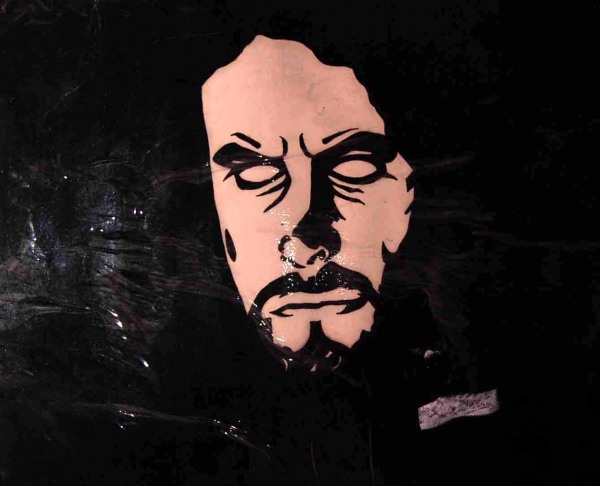 Threshold Painting of Undertaker - DesiPainters.com