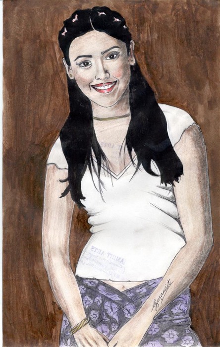 Acryl Painting of Hrishta Bhatt - DesiPainters.com
