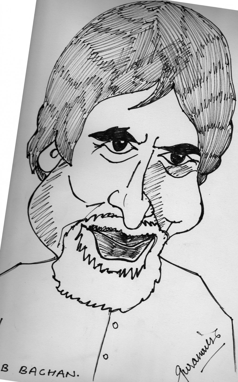 Atul's Sketchings: Amitabh Bachchan (The Star of Millennium)