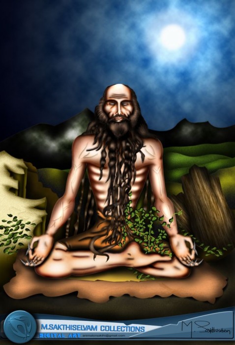 Digital Painting of Sitthar - DesiPainters.com