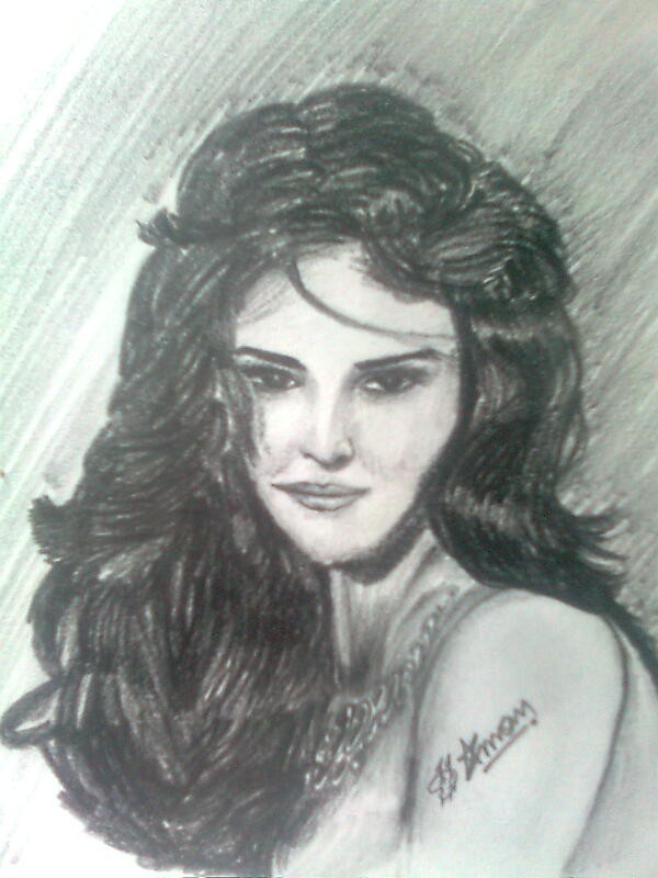 Sketch Of A Girl By Aman Kushwaha - DesiPainters.com