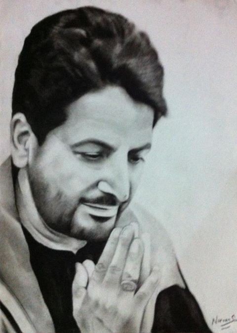 Sketch Of Punjabi Singer Gurdas Maan