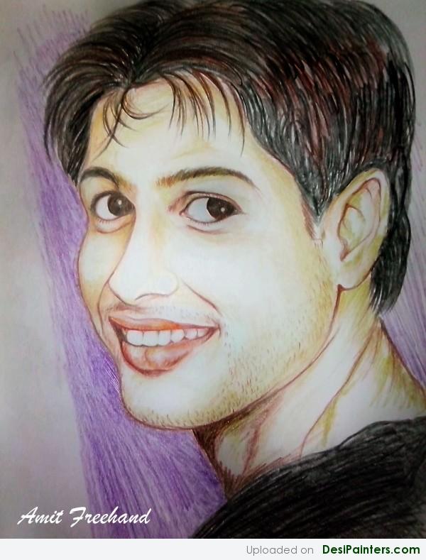Painting Of Actor Shahid Kapoor - DesiPainters.com