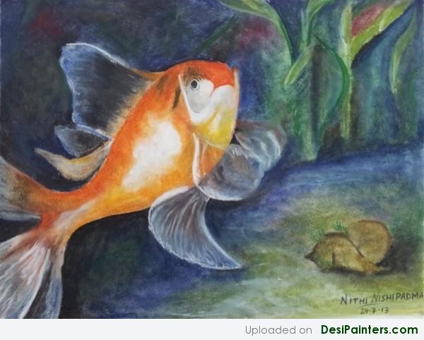 Painting Of A Golden Fish
