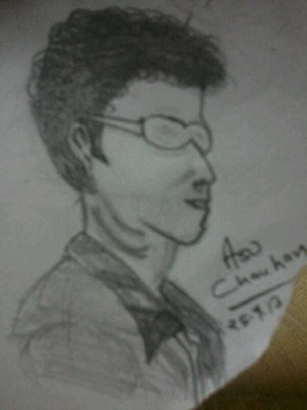 Sketch Of A Boy By Asu Chauhan
