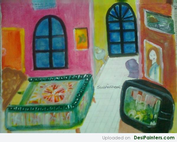 Painting Of A Room - DesiPainters.com