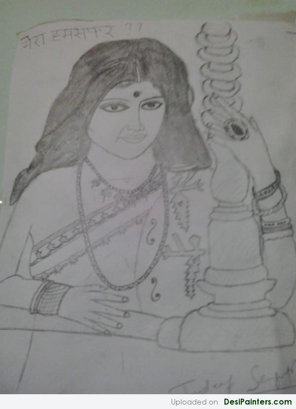 Pencil Sketch By Joydeep Sengupta - DesiPainters.com