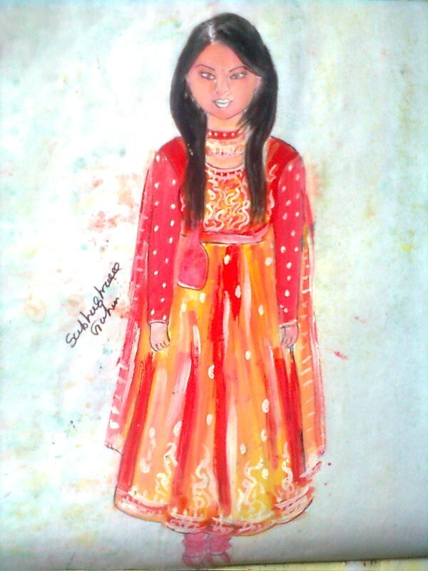 Painting of Jennifer Winget