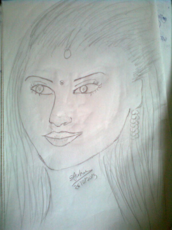 Sketch of Suhasi Dhami - DesiPainters.com