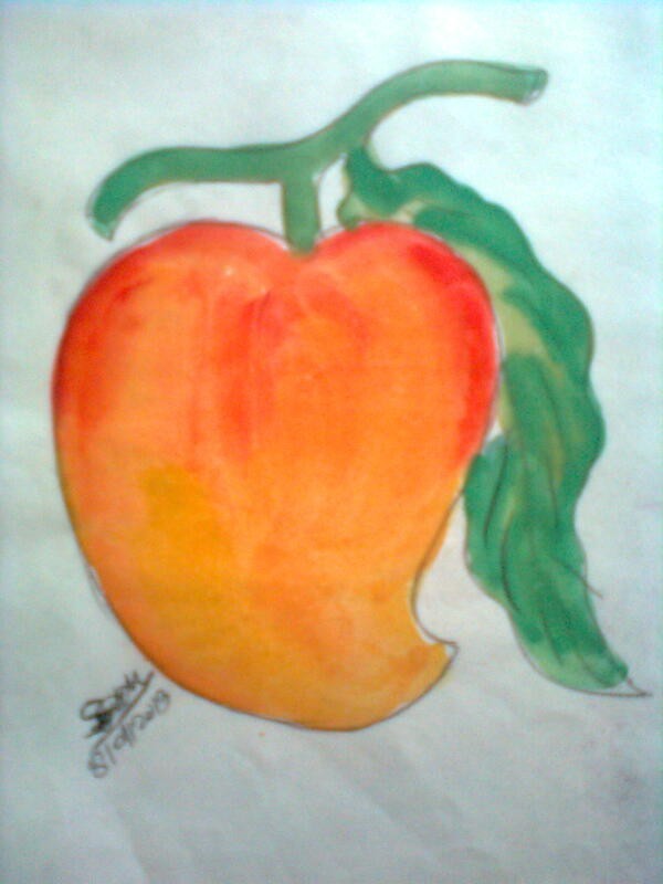Painting of a Mango
