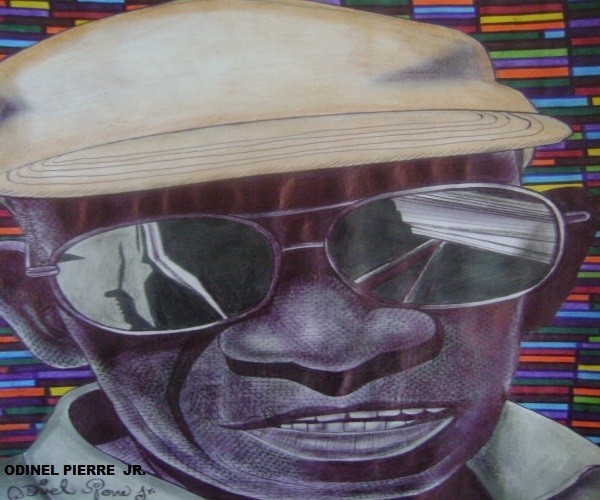 Painting Of Cuban Drummer