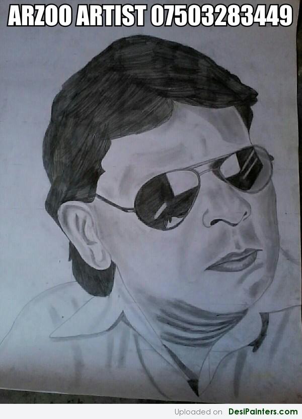 Charcoal Sketch Made By Arzoo Art