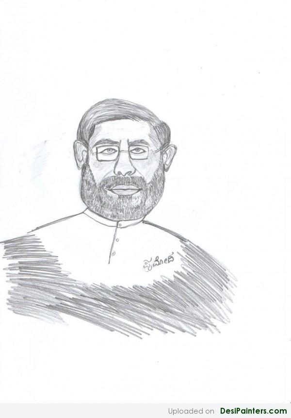 Pencil Sketch Made By Pramod Shetty - DesiPainters.com