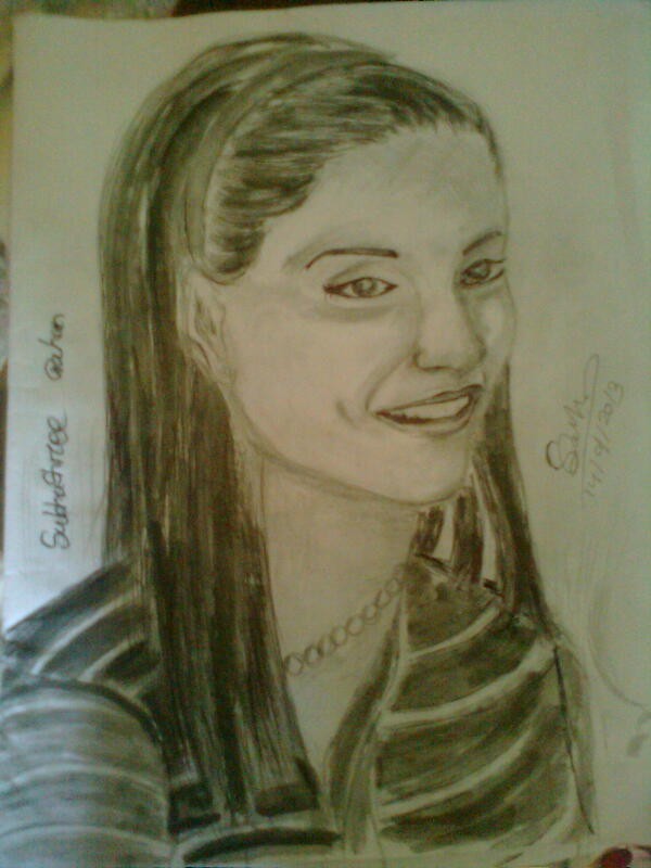 Sketch of Sonam kapoor - DesiPainters.com