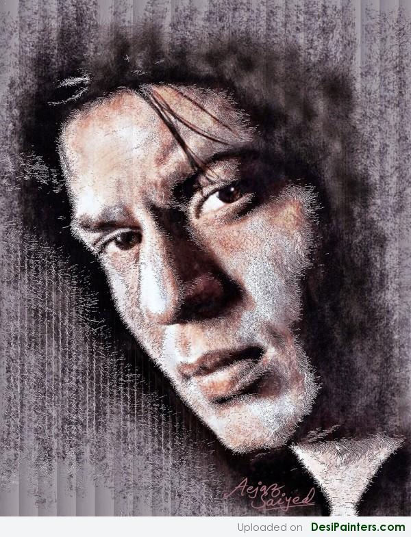 Digital Painting Of Shahrukh Khan