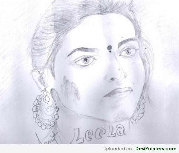 Pencil Sketch Of Deepika Padukone