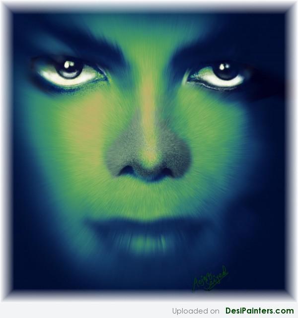 Digital Painting Of Michael Jackson