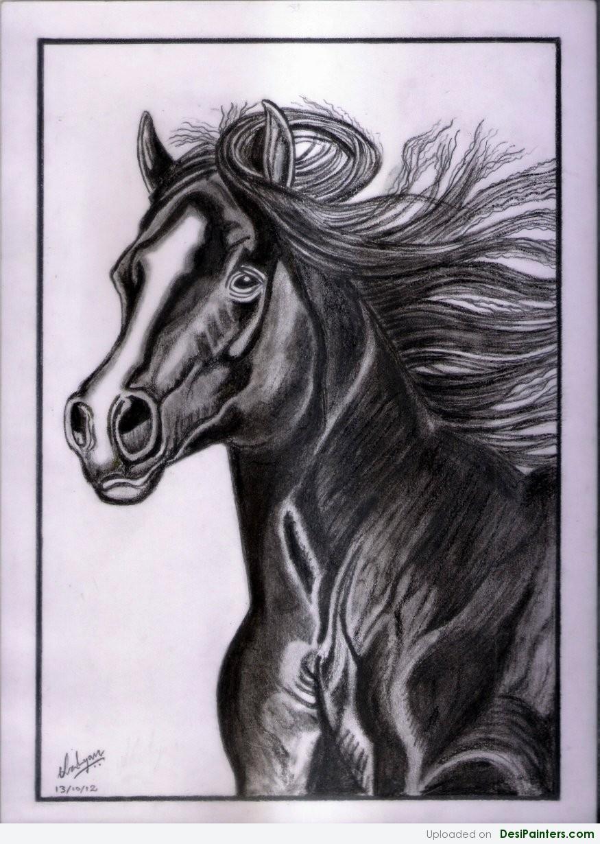 Horse Drawing #pencildrawing #pencilart #drawing #drawingtutorial #ske... |  TikTok