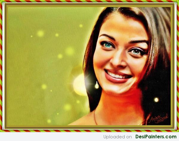 Digital Painting Of Aishwarya Rai