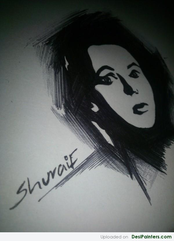 Ink Painting By Muhammed Shuraif
