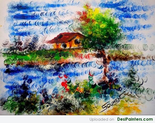Finger Print Painting By Soumen Biswas - DesiPainters.com