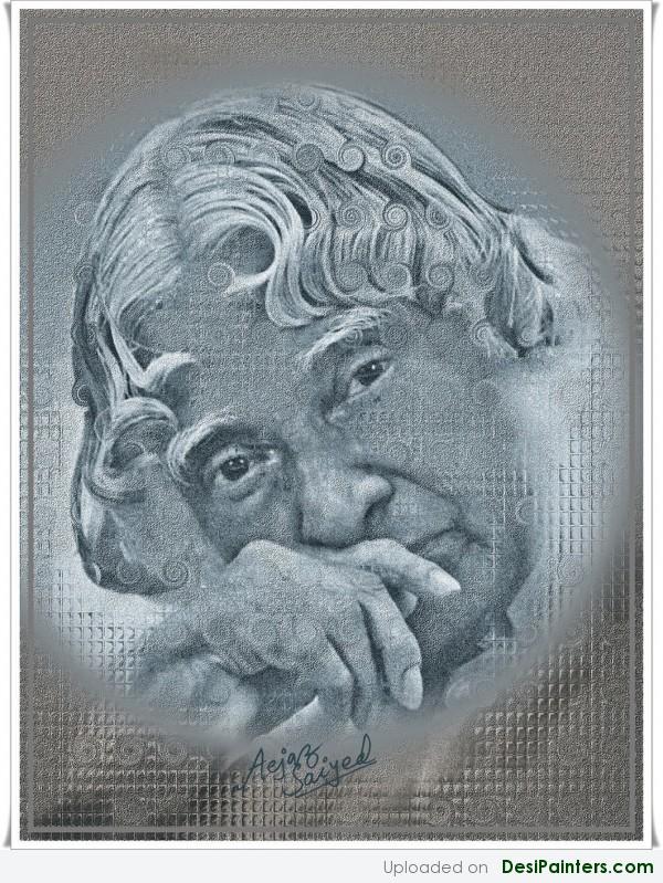 Digital Painting Of A.P.J.Kalam