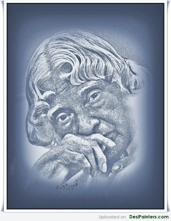 Digital Painting Of A.P.J.Kalam