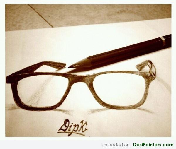 3D Art Of A Specs By Deepak Yadav