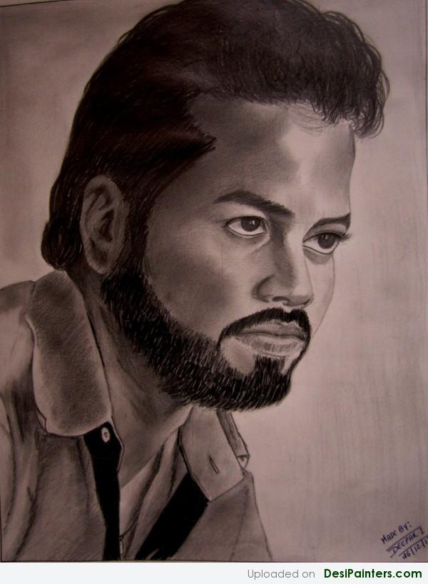 Sketch Of his Elder Brother By Deepak