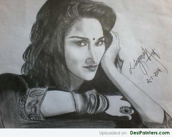Sketch Of Actress Shraddha Kapoor