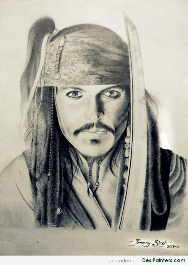 Sketch Of Capt. Jack Sparrow